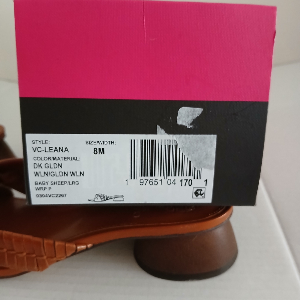Vince Camuto Women's Tan Slide Sandals Multiples Size M NEW $35 - Picture 12 of 13